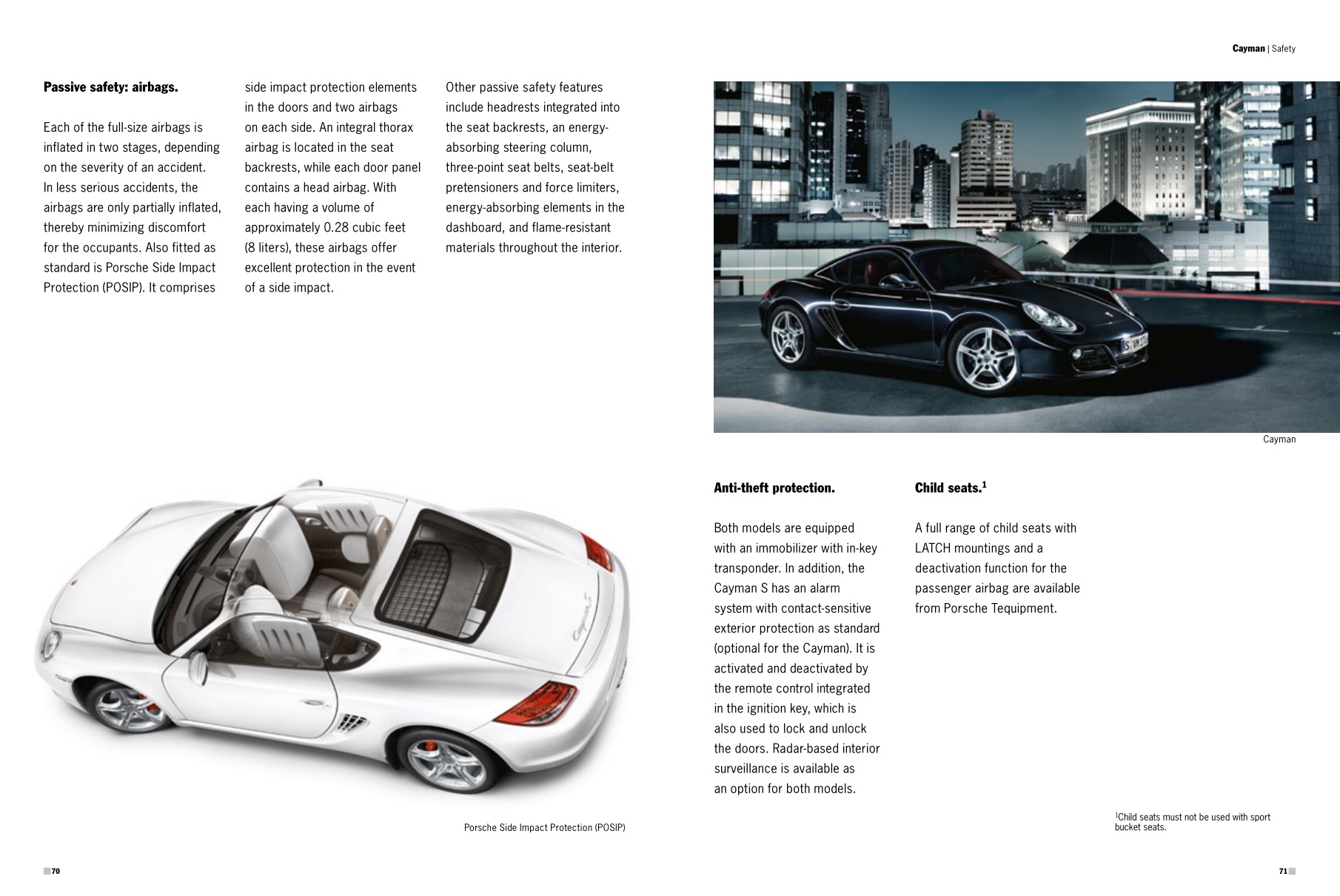 2012 Porsche Cayman Brochure Page 31